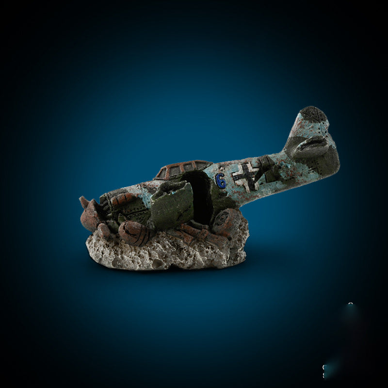 Aquarium Decorative Ornaments Unique Fish Tank Decorations, Resin Aquascape Accessories for Home Aquarium Decor