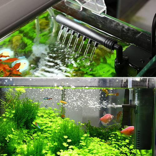 79 GPH Aquarium Filter Silent 4-in-1 Internal Filter for 2–15 Gallon Betta, Shrimp & Turtle Tanks