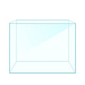 Ultra Clear White Glass Fish Tank Modern Desktop Aquarium for Home & Office Decor