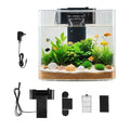 Smart Arch Gallon Aquarium Clear GPPS Fish Tank with LED Lighting & Self-Cleaning