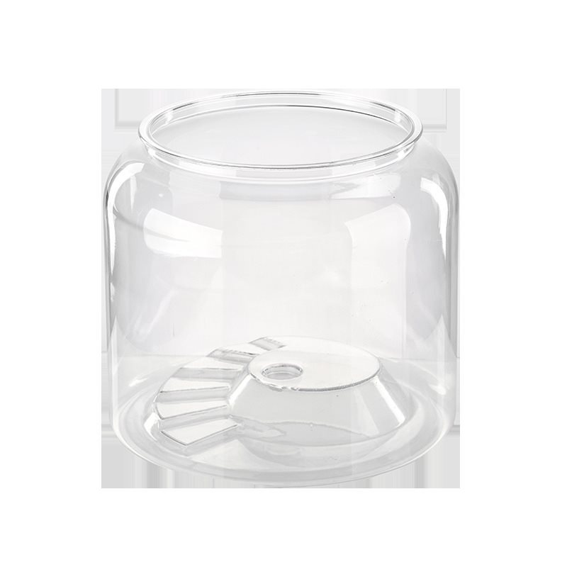 Transparent Plastic Desktop Aquarium Ecological Fish Tank for Landscaping & Feeding Display